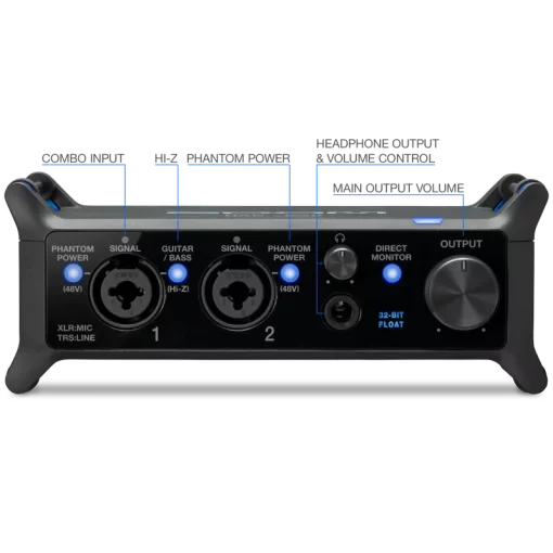 Sound Card Thu Âm Hát Live Zoom Uac 232 32 Bit Float