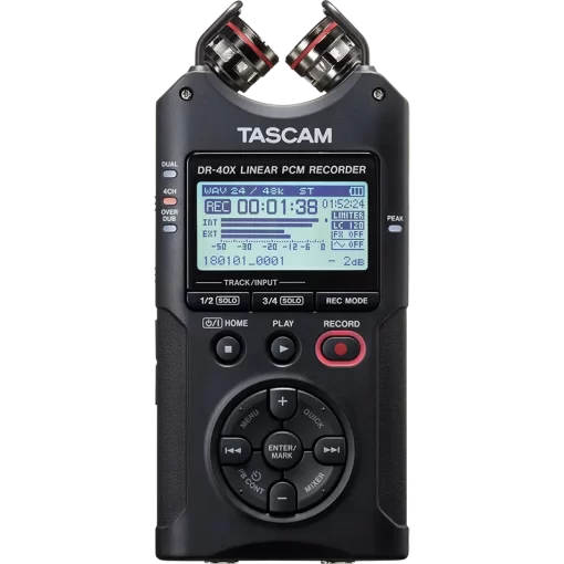 Dr-40X_P_Front_Xy Máy Ghi Âm Cầm Tay Dr-40X
