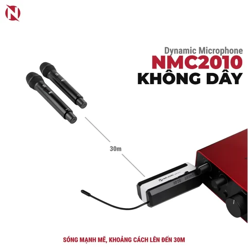 Mic Không Dây Nmc-2010 (Tặng Khóa Học)